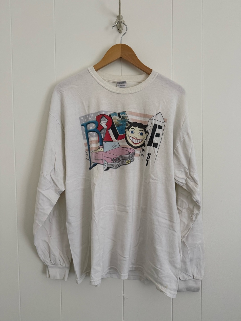 NJ graphic long sleeve tee